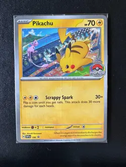 POKEMON TCG - SCARLET & VIOLET PROMOS - PIKACHU 190 WORLD CHAMPIONSHIPS 2024 - Image 1