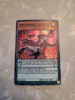 Yu-Gi-Oh! Amorphage Lechery 1st Ed. FIGA-EN055 Super Rare NM 1996 - Image 1