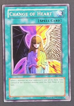 Yugioh TCG - 3x Change of Heart - SKE-032 - LP - 1st Edition - 2005 - Vintage - Image 1