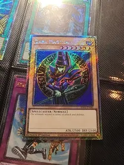 Yugioh! 1x Dark Magician RA03-EN080 Platinum Secret Rare 1st Ed NM - Image 1