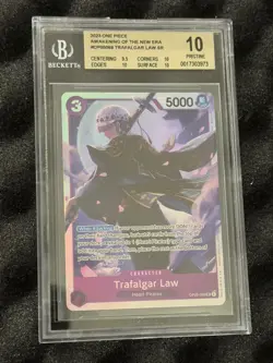 Trafalgar Law OP05-069 - SR Foil - One Piece TCG - English - BGS 10 = PSA 10 - Image 1
