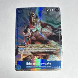 Bandai One Piece CCG Edward Newgate OP13-042 Holo 12000 Blocker On Play-alt - Image 1