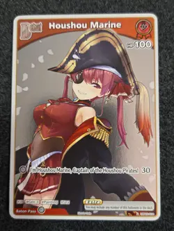 hololive OFFICIAL CARD GAME Houshou Marine (C) hBP02-028 - Quintet Foil Promo - Image 1