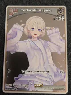 Todoroki Hajime hololive card game Basic PR pack vol.5 promo P hSD05-002 English - Image 1