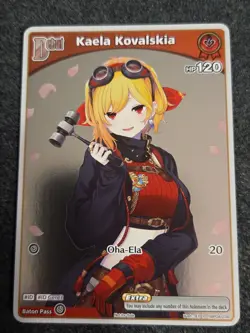 Hololive Card Game P hBP04-039 Kaela Kovalskia C English Vtuber NM Foil Promo - Image 1