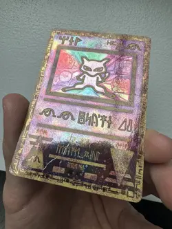 Pokemon TCG Ancient Mew 1999-2000 Holo Movie Promo Card - damaged - Image 2