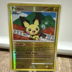 Pichu - 25/99 - Rare Reverse Holo Platinum: Arceus Pokemon TCG Card, RAW, MP - Image 1
