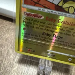 Pichu - 25/99 - Rare Reverse Holo Platinum: Arceus Pokemon TCG Card, RAW, MP - Image 4