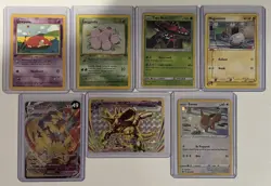 Random Lot of Pokemon Cards - Vintage to Modern - Slowpoke - Eevee Holo Promo - Image 1