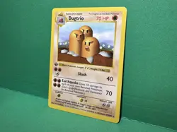 Pokemon Card - Dugtrio Base Set (Shadowless) 19/102 Rare 1st Edition - Image 3