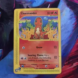 Pokemon TCG Charmander Card 98/165 Expedition Base Set, Regular Common, 2002 - Image 1