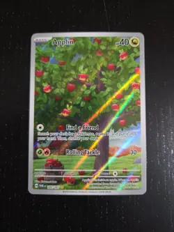 Applin 185/167 Twilight Masquerade Pokemon TCG Illustration Card Sv06 - Image 1