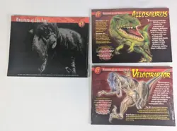 Weird N Wild Creatures Set New In Package Cards Fossils Dice Open Small Cards - Image 5