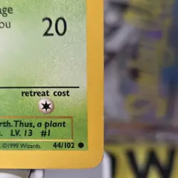 ❗Bulbasaur Non-Holo Common 44/102 Pokemon TCG Base Set LP/MP❗🔥 - Image 5