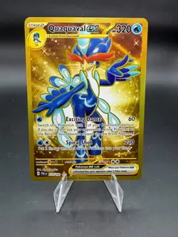 Quaquaval ex 273/193 PAL Paldea Evolved NM Gold Hyper Rare Pokemon Card - NM+ - Image 1