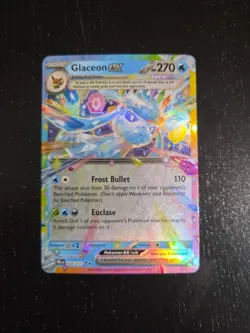 Pokemon TCG Glaceon EX Prismatic Evolutions Double Rare Holo Card 026/131 SV - Image 1