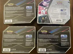 Pokemon TCG Crown Zenith Galar Birds Tins Articuno Zapdos Moltres Espeon set 4 - Image 2