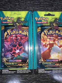 🔥Pokemon Booster Pack of 2. Darkness Ablaze with Pin. Sealed! 1 Pack Blind - Image 3