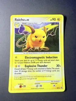 Raichu DP21 Black Star Promo 2008 Diamond & Pearl Holo Pokemon TCG - MP - Image 1