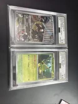 Pokemon AGS Slab Lot 2 Turtwig Houndor AR 9.5 Mint + Not Psa Cgc Beckett - Image 1
