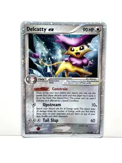 Pokemon TCG Delcatty ex 91/100 EX Crystal Guardians 2006 Holo DAMAGED - Image 1