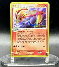 Milotic Delta Species 5/101 Stamped Pokemon EX Dragon Frontiers Reverse Holo LP - Image 2