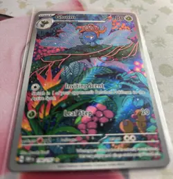 Pokemon Gloom Illustration Rare Full Art Holo SV03 Obsidian Flames 198/197 NM - Image 3