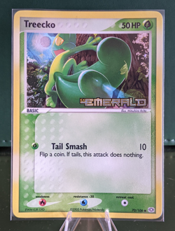 Treecko 70/106 | EX Emerald | Stamped Reverse Holo | English Pokemon | LP - Image 1