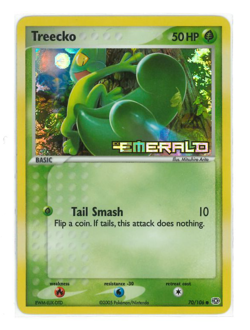 Treecko 70/106 | EX Emerald | Stamped Reverse Holo | English Pokemon | LP - Image 3