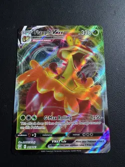 POKEMON TCG FLAPPLE VMAX 19/163 SWSH BATTLE STYLES ULTRA RARE!! - Image 1