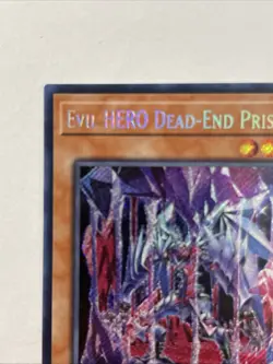 YUGIOH EVIL HERO DEAD-END PRISON SECRET RARE 1ST EDITION NM SUDA-EN002 - Image 2