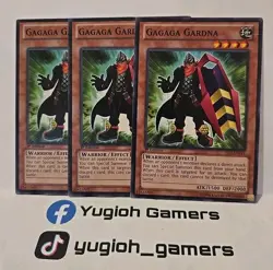 YUGIOH GAGAGA GARDNA X3 YS13 COMMON LIGHT PLAYED 1ST EDITION - Image 1