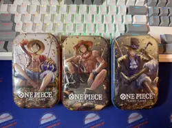 One Piece Tin Pack Set Vol 2 TS-02 - Set of 3 (Full Art Set) OP-13 | Sealed ✅ENG - Image 1