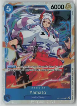 Yamato OP13-054 One Piece Carrying On His Will Super Rare Near Mint - Image 1