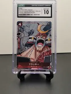 2023 One Piece FRANKY Japanese Premium 25th Anniv ST01-010 CGC 10 Gem Mint - Image 1