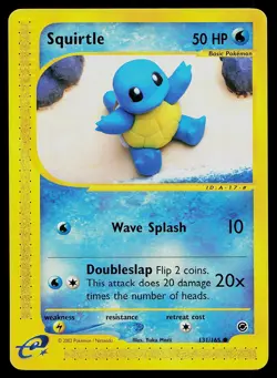 Pokemon Card - Squirtle Expedition 131/165 Common - Image 1