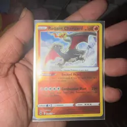 Pokemon TCG Radiant Charizard Crown Zenith Holo Card 020/159 NM/M Condition - Image 1