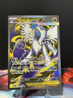 Pokemon TCG Mega Absol EX 161/132 Mega Evolutions Ultra Rare Card - Image 1