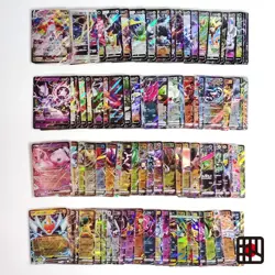Pokemon Card Bulk Lot 100 V ex VMAX VSTAR NM-LP No Dupes Japanese US Stock 695 - Image 1