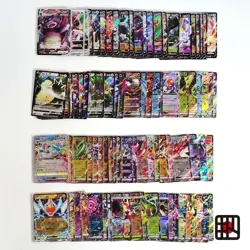 Pokemon Card Bulk Lot 100 V ex VMAX VSTAR NM-LP No Dupes Japanese US Stock 696 - Image 1