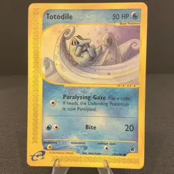 Totodile 135/165 Expedition Base Set 2002 WOTC Vintage Pokemon TCG Card - Image 1