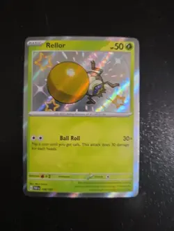 Pokemon TCG Rellor Card 108/091 SV Paldean Fates Baby Shiny - Image 1