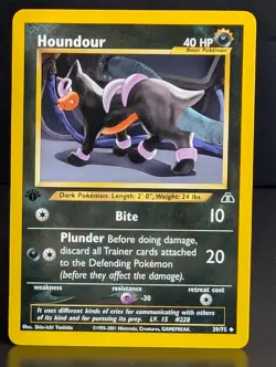 HOUNDOUR 39/75 2001 NEO DISCOVERY SET POKEMON CARD 1st EDITION - Image 1