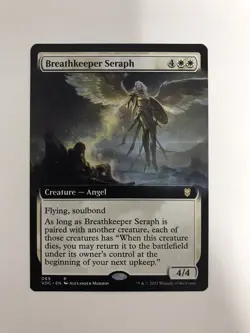 Breathkeeper Seraph Extended Borderless MTG Magic the Gathering Card NM Mint VOC - Image 1