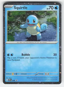 Squirtle - (Cosmos Holo) 048 NM Holofoil SVP SV: Scarlet & Violet Promo Cards - Image 1
