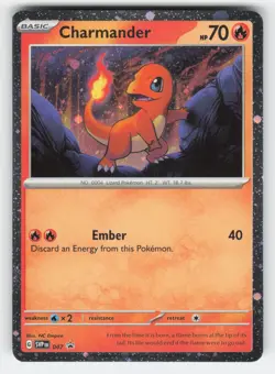 Charmander - (Cosmos Holo) 047 NM Holofoil SVP SV: Scarlet & Violet Promo Cards - Image 1