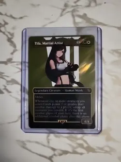 Tifa, Martial Artist (Borderless) (Surge Foil) Commander: Final Fantasy Foil LP - Image 1