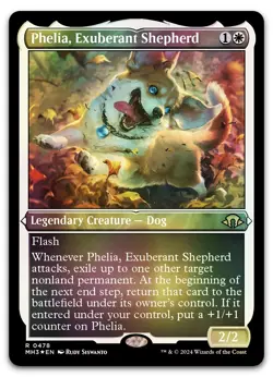 Phelia, Exuberant Shepherd (Foil Etched) #478 NM Modern Horizons 3 MH3 Magic MTG - Image 1
