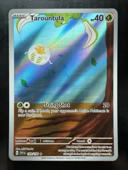 Pokemon Spidops ex 243/198 & Tarountula 199/198 Special Illustration Rare (NM) - Image 2