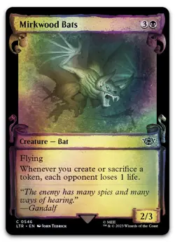 Mirkwood Bats (Showcase Scrolls) #546 (Foil) NM Lord of the Rings LTR Magic MTG - Image 1